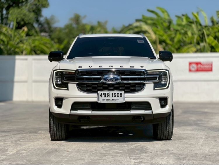 Ford Everest 2023 2.0 Bi-Turbo Titanium+ Utility-car ดีเซล ไม่ติดแก๊ส เกียร์อัตโนมัติ ขาว รูปที่ 2