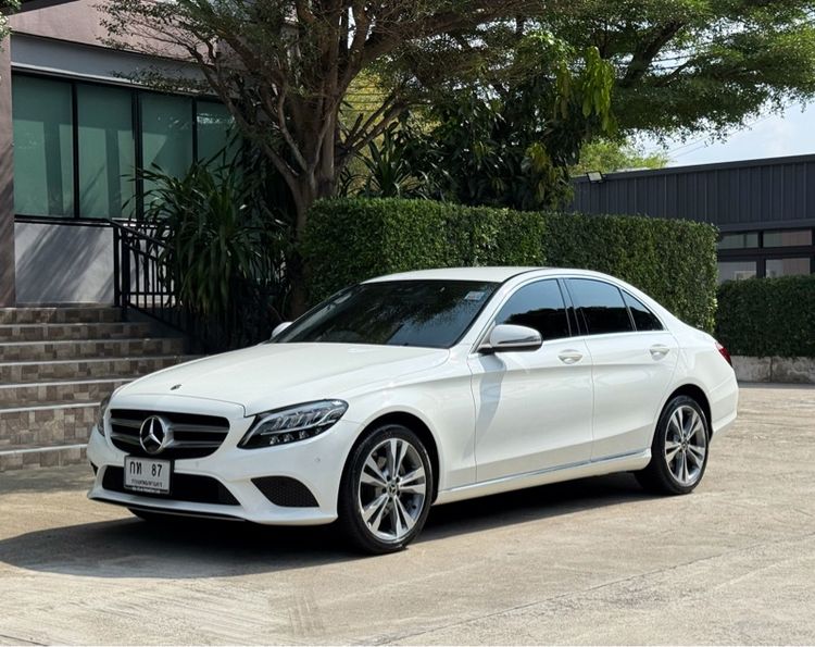Mercedes-Benz C-Class 2020 C220 Sedan ดีเซล ไม่ติดแก๊ส เกียร์อัตโนมัติ ขาว รูปที่ 4