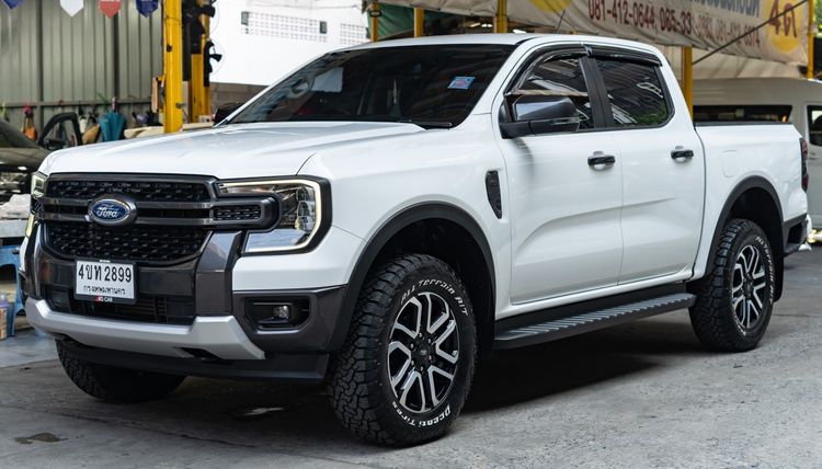 Ford Ranger 2023 2.0 Turbo 4WD Sport Pickup ดีเซล ไม่ติดแก๊ส เกียร์อัตโนมัติ ขาว รูปที่ 2
