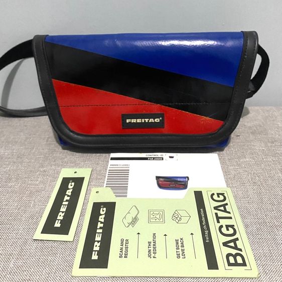 น้ำเงิน ผ้าใบ Freitag F40 Jamie