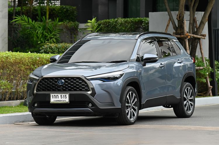 รถ Toyota Corolla Cross 1.8 Hybrid Premium Safety สี เทา