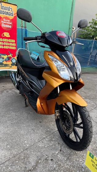 SUZUkI HAYATE-125 คาร์บูออโต้สตาร์ทมือ  เครื่องดีสีสวยต้องมาดูของจริง มีสถานที่ให้ทดลองขับขี่ก่อนซื้อ รูปที่ 6
