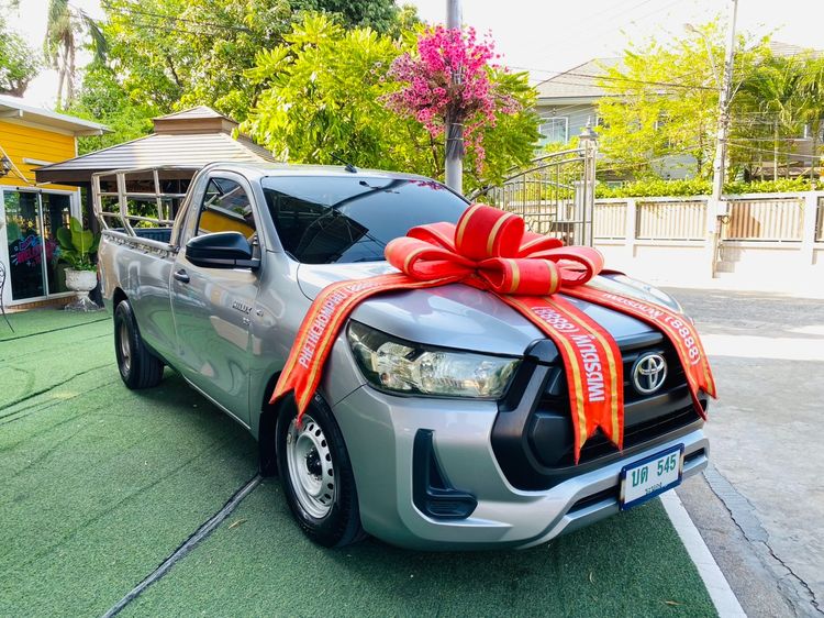 Toyota Hilux Revo 2023 2.8 J Plus Pickup ดีเซล ไม่ติดแก๊ส เกียร์ธรรมดา เทา รูปที่ 3
