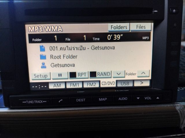 จอติดรถยนต์ วิทยุจอเดิมถอดฮอนด้า