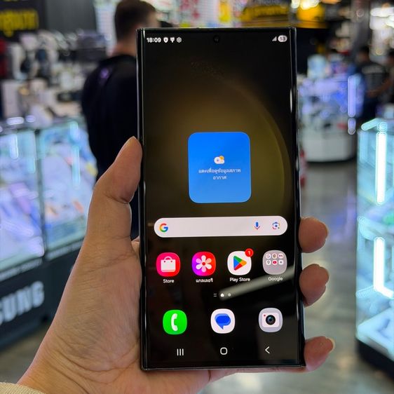 Galaxy S23 Ultra 512 GB Samsung S23 Ultra 512GB สีเขียว เครื่องศูนย์ สภาพสวยมาก จอ6.8นิ้ว แรม12รอม512 Snap8 Gen2 กล้อง200ล้าน(4ตัว)🩷🩷