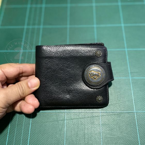 ปล่อยงานสะสม รุ่นลิมิเต็ด หายาก IL Bisonte Wallet Made in Italy แบรนด์แท้ รูปที่ 2