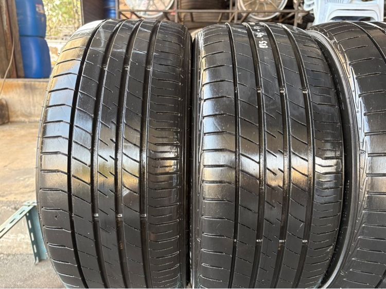 ล้อแม็กมือ1 ขอบ17 TC105X 5รู114 กว้าง8 ออฟ35 สีไฮเปอร์แบล็ค ล้อเบา FLOW FORMING งานJP งานสวยมากๆ พร้อมยางมือ2 DUNLOP225-45-17 ปี24 รูปที่ 6