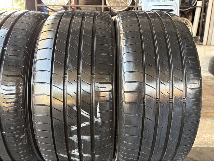 ล้อแม็กมือ1 ขอบ17 TC105X 5รู114 กว้าง8 ออฟ35 สีไฮเปอร์แบล็ค ล้อเบา FLOW FORMING งานJP งานสวยมากๆ พร้อมยางมือ2 DUNLOP225-45-17 ปี24 รูปที่ 7