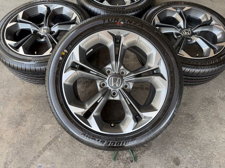 ล้อแม็กถอดป้ายแดงขอบ17 HONDA CIVIC  พร้อมยางBRIDGSTONE215-50-17 ปี26 ปีแท้ รูปที่ 2
