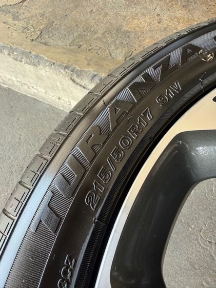 ล้อแม็กถอดป้ายแดงขอบ17 HONDA CIVIC  พร้อมยางBRIDGSTONE215-50-17 ปี26 ปีแท้ รูปที่ 8