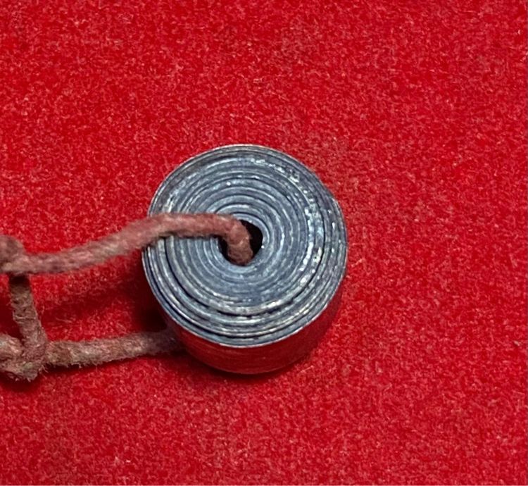 ตะกรุดลูกอม(โลกธาตุเนื้อเงิน)หลวงปู่ใจวัดเสด็จ รูปที่ 9