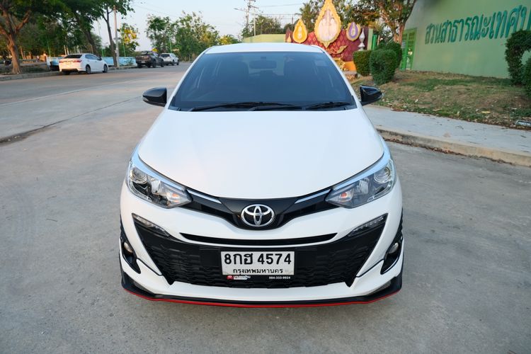 Toyota Yaris 2019 1.2 G Sedan เบนซิน ไม่ติดแก๊ส เกียร์อัตโนมัติ ขาว รูปที่ 2