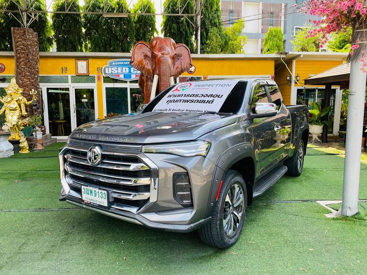 MG Extender 2022 2.0 Grand X Pickup ดีเซล ไม่ติดแก๊ส เกียร์ธรรมดา เทา รูปที่ 2