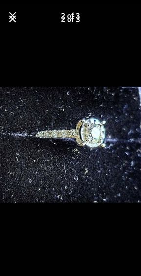 women's 18k gold half carat diamond ring