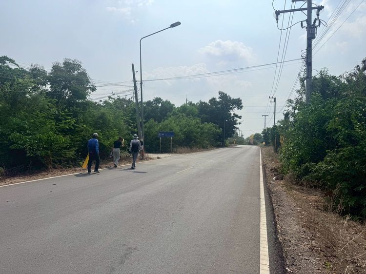 ขายด่วนที่ดิน 846 ตรว ติดถนนสาธารณะ ซ.ประทานพร สามโคก ปทุมธานี รูปที่ 3