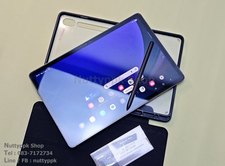 📌 Samsung Galalxy Tab S9 5G ตัวท็อป 12-256G แรงลื่นกับ Snapdragon8 Gen2 สภาพนางฟ้า พร้อม S-Pen