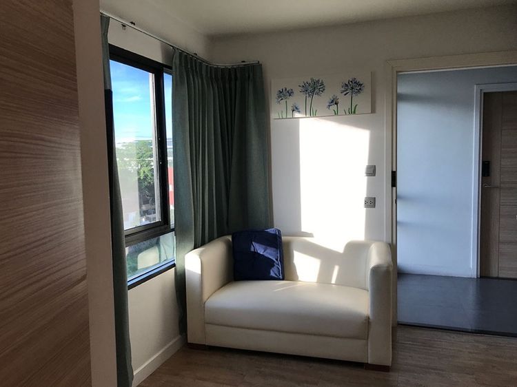 ตกแต่งครบ ไม่อนุญาต Condo for rent ให้เช่าคอนโด H2 คอนโด Chrome รามอินทรา กม.2  ชั้น 6 ห้องริม พื้นที่ 25.69 ตร.ม.  รูปที่ 3
