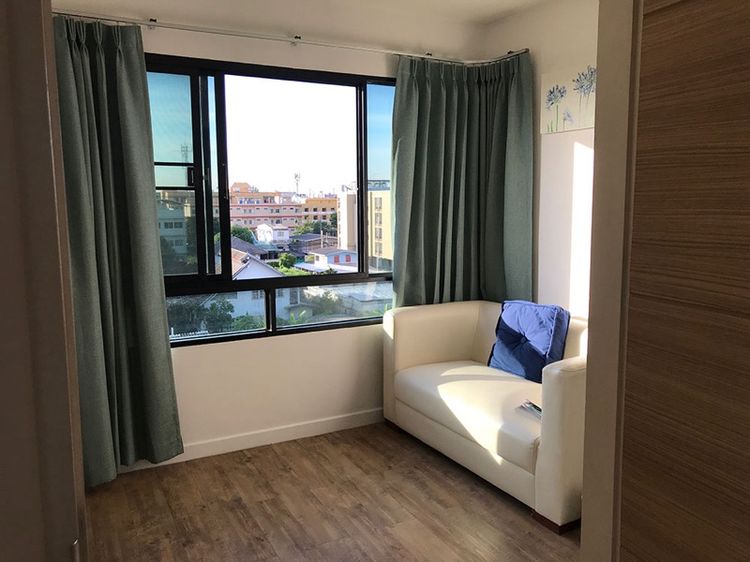 ตกแต่งครบ ไม่อนุญาต Condo for rent ให้เช่าคอนโด H2 คอนโด Chrome รามอินทรา กม.2  ชั้น 6 ห้องริม พื้นที่ 25.69 ตร.ม.  รูปที่ 4