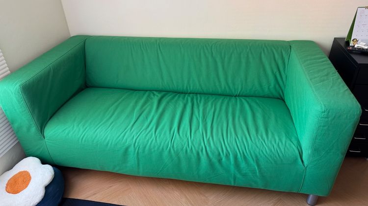 ผ้า เขียว 2 ที่นั่ง โซฟา อีเกีย