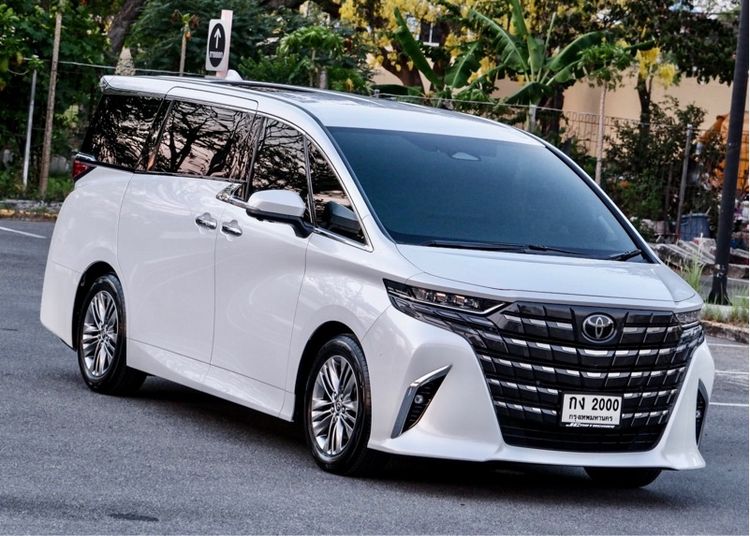 Toyota Alphard 2025 2.5 Z Van เบนซิน ไม่ติดแก๊ส เกียร์อัตโนมัติ ขาว รูปที่ 3
