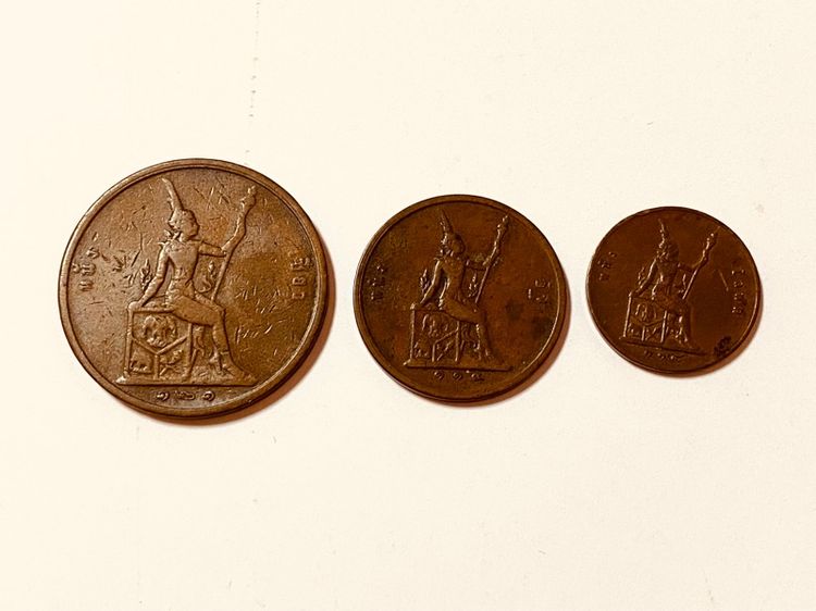 เหรียญ ร.5 พระสยามเทวาธิราช ครบชุด แท้ผิวเดิม รูปที่ 4