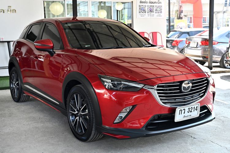 Mazda CX-3 2018 2.0 SP Sedan เบนซิน ไม่ติดแก๊ส เกียร์อัตโนมัติ แดง รูปที่ 3