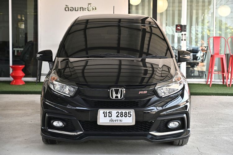 Honda Mobilio 2017 1.5 RS Utility-car เบนซิน ไม่ติดแก๊ส เกียร์อัตโนมัติ ดำ รูปที่ 2