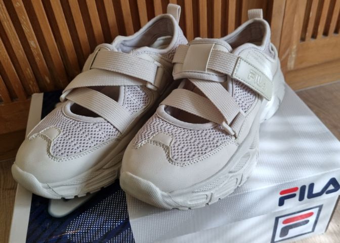 รองเท้าลำลองผู้หญิงสีครีม Fila เบอร์ 37 รูปที่ 7