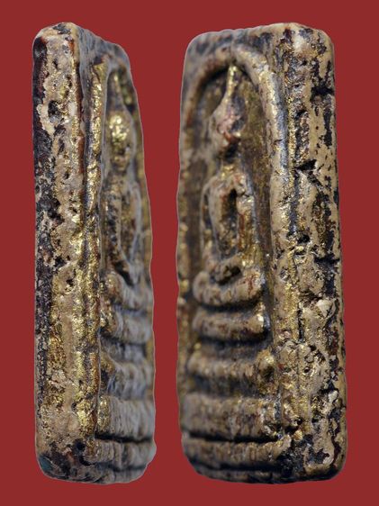 สวยมาก-พระบ้าน สมเด็จวัดระฆัง พิมพ์ใหญ่ ลงรักปิดทอง เก่า รูปที่ 3