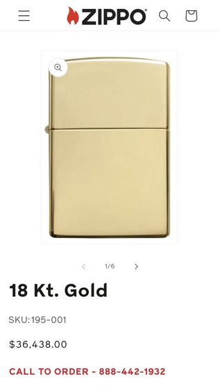 ไฟแช็คทองคำแท้ Vintage Zippo​ 18k​ Solid​ Gold​ ปี​ 1997​ สุดแล้วครับ ราคาแบ่งปันครับ รูปที่ 18