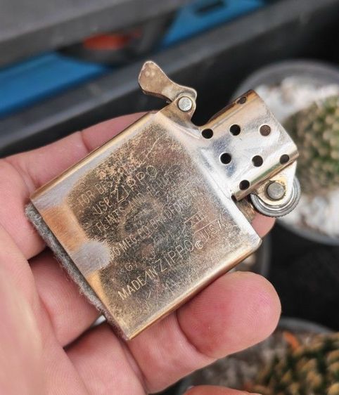 ไฟแช็คทองคำแท้ Vintage Zippo​ 18k​ Solid​ Gold​ ปี​ 1997​ สุดแล้วครับ ราคาแบ่งปันครับ รูปที่ 15