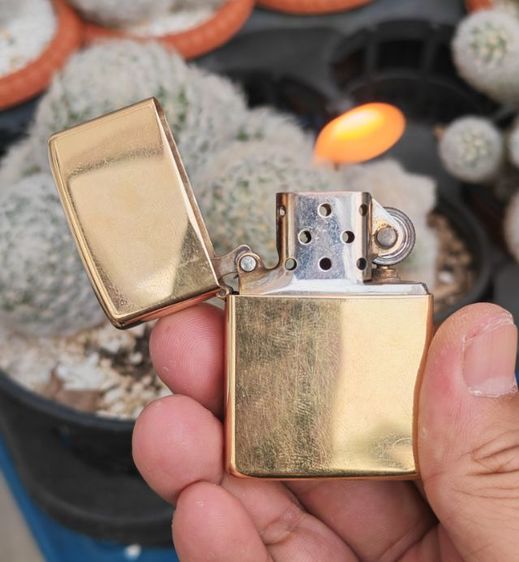 ไฟแช็คทองคำแท้ Vintage Zippo​ 18k​ Solid​ Gold​ ปี​ 1997​ สุดแล้วครับ ราคาแบ่งปันครับ รูปที่ 13