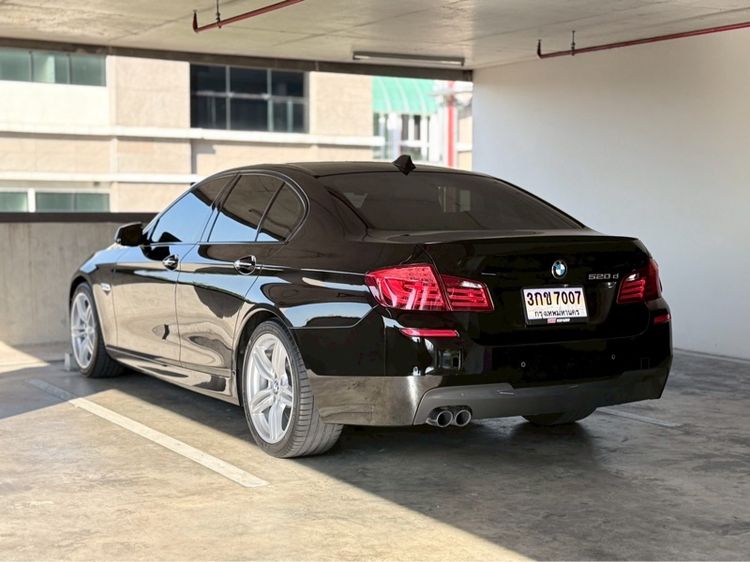 BMW Series 5 2012 520d เบนซิน ไม่ติดแก๊ส เกียร์ธรรมดา ดำ รูปที่ 4