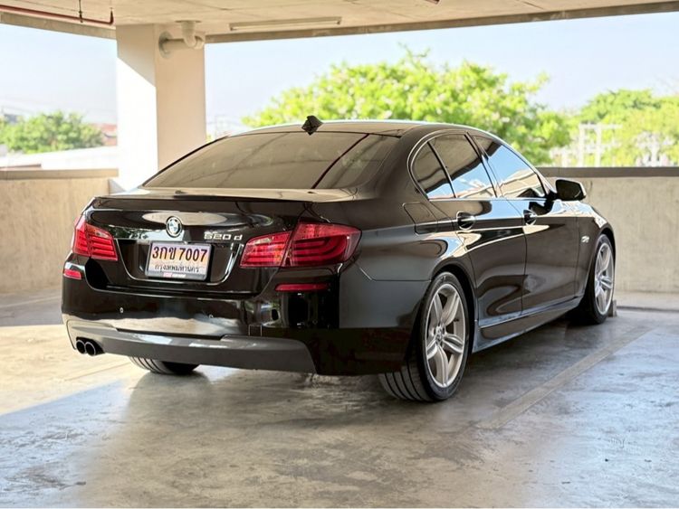 BMW Series 5 2012 520d เบนซิน ไม่ติดแก๊ส เกียร์ธรรมดา ดำ รูปที่ 3