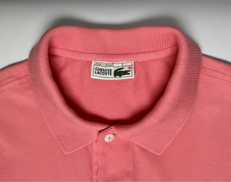 ⚠️MADE IN FRANCE‼️เสื้อโปโล LACOSTE ของแท้ ORIGINAL สีสวยสดใส รูปที่ 6