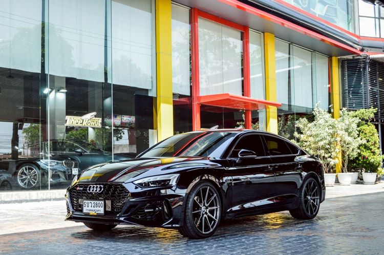 รถ Audi Audi A5  Sportback 40 TFSI S-Line สี ดำ