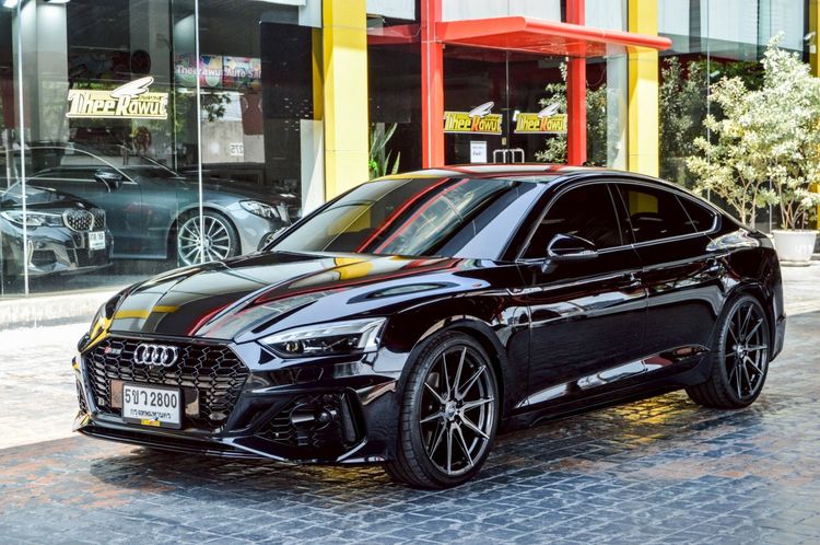 Audi Audi A5  2021 Sportback 40 TFSI S-Line Sedan เบนซิน ไม่ติดแก๊ส เกียร์อัตโนมัติ ดำ รูปที่ 2