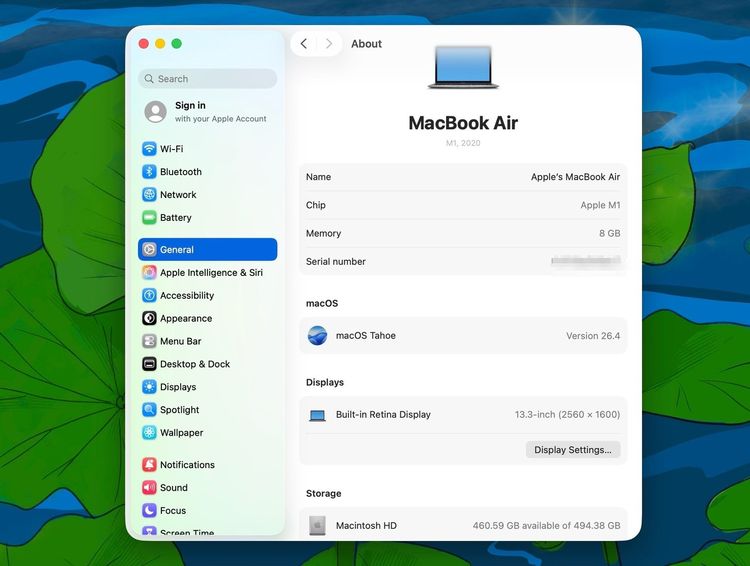 MacBook Air 13-inch M1,2020 Ram8GB SSD512GB SpaceGray รูปที่ 12