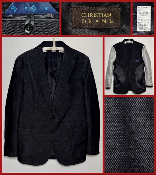 แขนยาว ⚠️ของใหม่‼️เสื้อสูทลำลอง CHRISTIAN ORANl ของแท้ แบรนด์เนมชั้นนำ