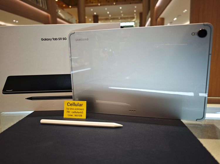 128 GB Samsung Tab S11 5G สวยไร้รอย ประกันศูนย์ไทยเกือบปี ครบกล่อง