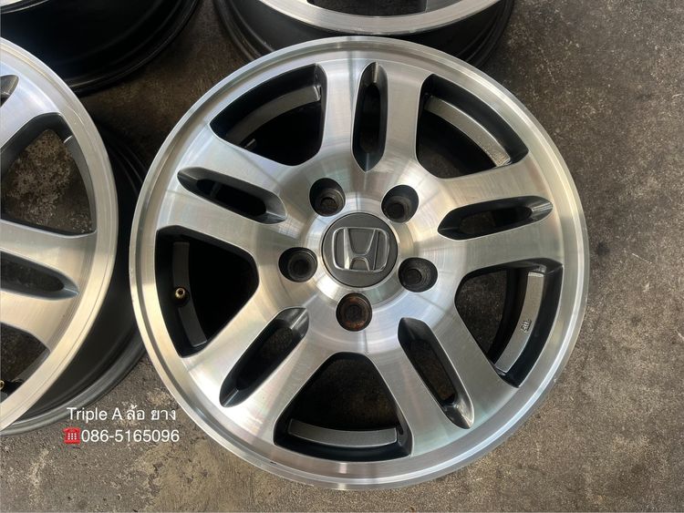 ✨ล้อแม็ก✨5รู114 Honda CRV G2 ขอบ 15 เทาหน้าเงา💖สภาพสวย💖 รูปที่ 3
