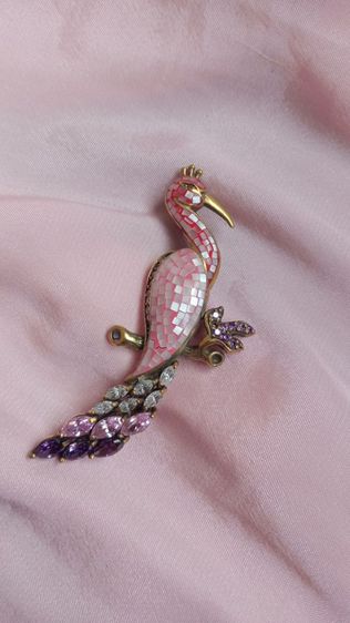 อื่นๆ เข็มกลัดประดับพลอย และแม่มุก ตอก925 