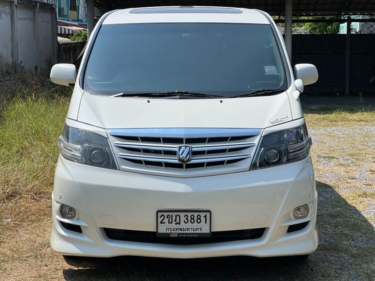 Toyota Alphard 2008 2.4 G Van เบนซิน ไม่ติดแก๊ส เกียร์อัตโนมัติ ขาว รูปที่ 2