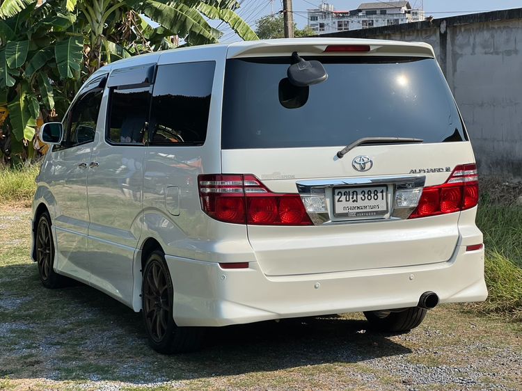 Toyota Alphard 2008 2.4 G Van เบนซิน ไม่ติดแก๊ส เกียร์อัตโนมัติ ขาว รูปที่ 4