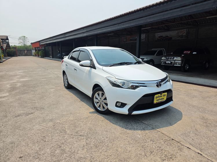 Toyota Vios 2013 1.5 G Sedan เบนซิน ไม่ติดแก๊ส เกียร์อัตโนมัติ ขาว
