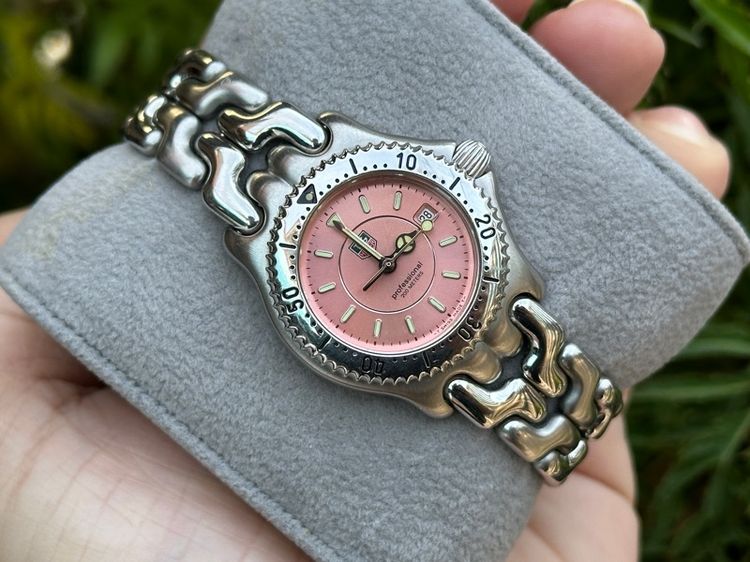 โรสโกลด์ TAG Heuer ก้างปลา Lady Size หน้าสะสม หายาก