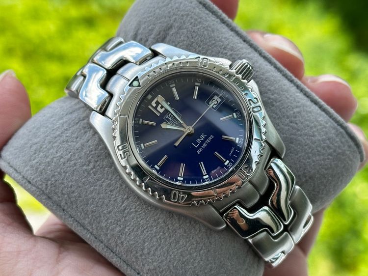 น้ำเงิน TAG Heuer Link Boy size ใส่ได้ทั้งชายหญิง
