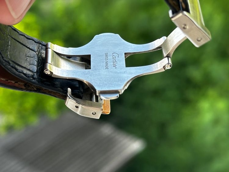 Cartier Santos 100XL เรือนนี้เป็น 2 Tone ใส่แล้วดูเด่น มีไม่เยอะ รูปที่ 7