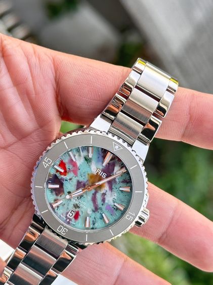 Oris Aquis Date Upcycle สวยหายาก ไซต์ 36.5mm ห้ามพลาด รูปที่ 8