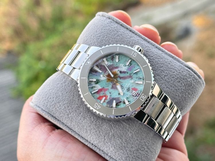 Oris Aquis Date Upcycle สวยหายาก ไซต์ 36.5mm ห้ามพลาด รูปที่ 4